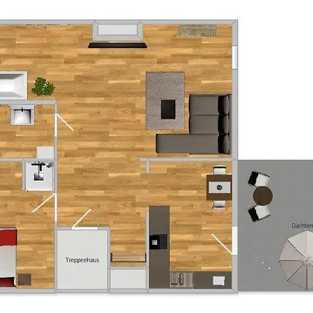 アパート Harmonie Penthouse In